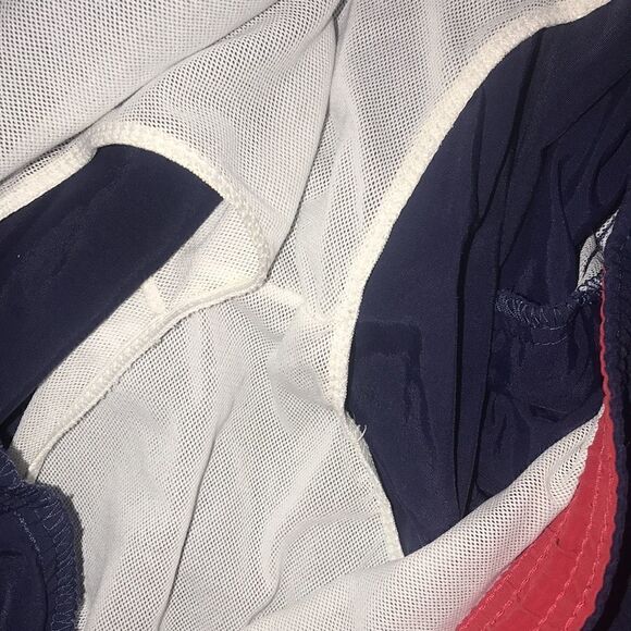 Polo by Ralph Lauren Men's Blue Red Drawstrings Swim Trunks Size Large - Picture 10 of 10